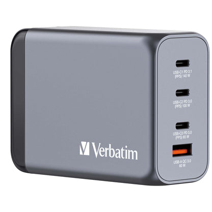 GNC-240 GaN Charger 240 W with 1 x USB-C® 140 W / 1 x USB-C® 100 W / 1 x USB-C® 65 W / 1 x USB-A QC 3.0 (EU/UK/US