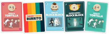 Asmodee - Block Block Burrito, Espansione per Gioco da Tavolo Throw Throw Burrito e Throw Throw Avocado, 2-6 Giocatori, 7+ Anni, Edizione in Italiano