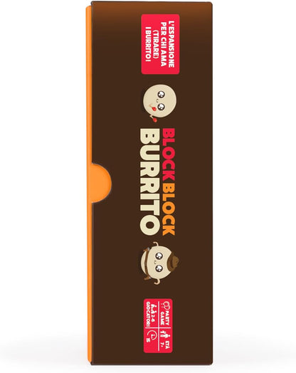 Asmodee - Block Block Burrito, Espansione per Gioco da Tavolo Throw Throw Burrito e Throw Throw Avocado, 2-6 Giocatori, 7+ Anni, Edizione in Italiano
