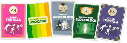 Asmodee - Block Block Burrito, Espansione per Gioco da Tavolo Throw Throw Burrito e Throw Throw Avocado, 2-6 Giocatori, 7+ Anni, Edizione in Italiano