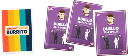 Asmodee - Burrito Battle Pack, 2 Squishy Burrito Aggiuntivi per Gioco da Tavolo Throw Throw Burrito, Edizione in Italiano