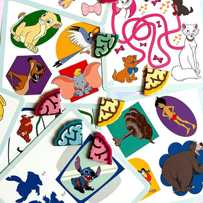 Zygomatic, Cortex Challenge Kids! Disney Edition, Familienspiel, Brettspiel, 2-6 Spieler, ab 6+ Jahren, 15 Minuten, Mehrsprachig