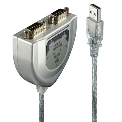 LINDY USB to Serial Adapter - 2 Port (RS232