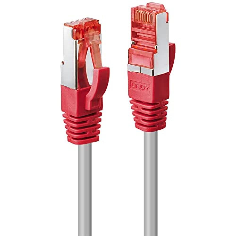 LINDY Cross Over Cat. 6 S/FTP 30 m 30 m CAT. 6 S/FTP S/STP – Grey Red, 47845