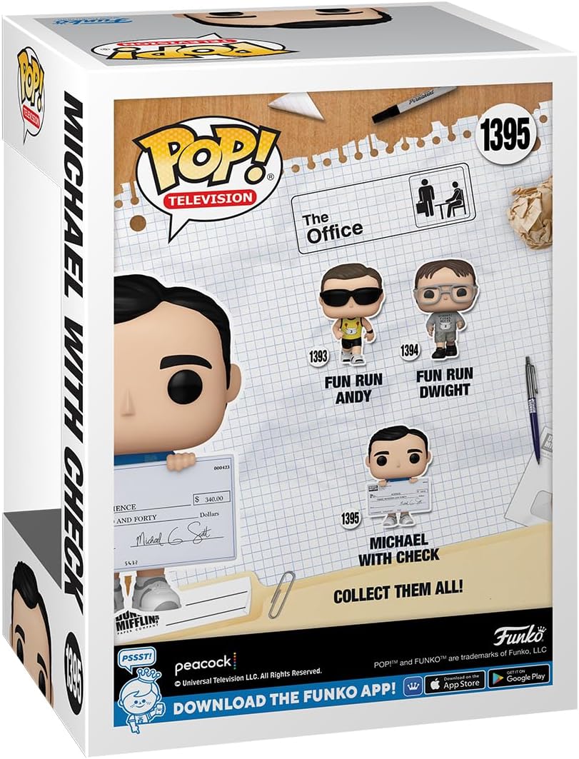 Funko POP! TV: the Office - Michael Scott - 1/6 Odds for Rare Chase Varianteck - Collectable Vinyl Figure - Gift Idea - Official Merchandise - Toys for Kids & Adults - TV Fans
