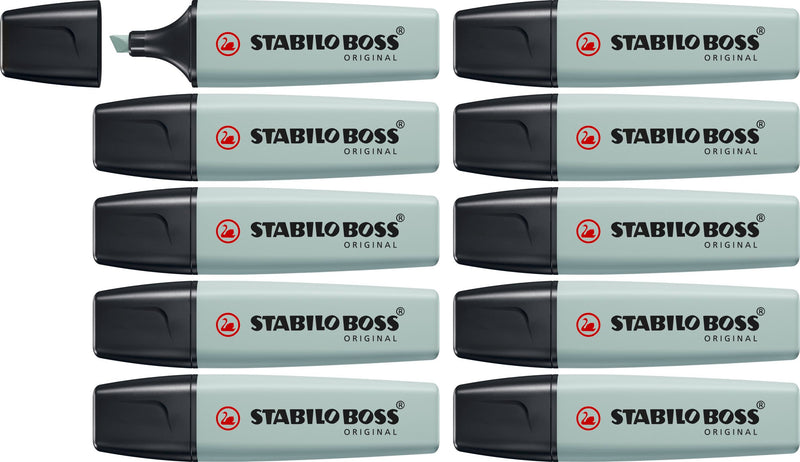 Highlighter - STABILO BOSS ORIGINAL NatureCOLORS - Pack of 10