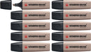 Highlighter - STABILO BOSS ORIGINAL NatureCOLORS - Pack of 10