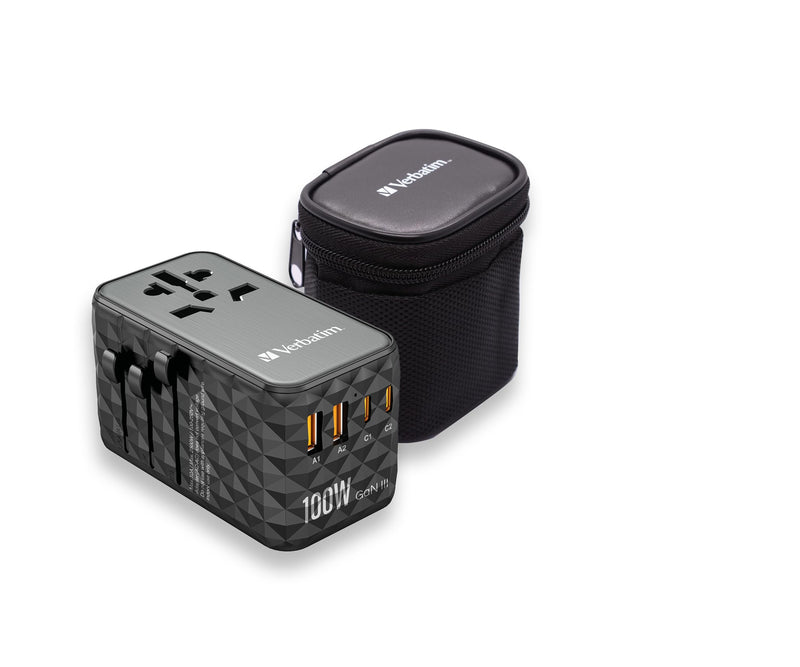 Verbatim - Gan Iii Universal Travel Adapter Uta-06 Pd100W Qc 4+