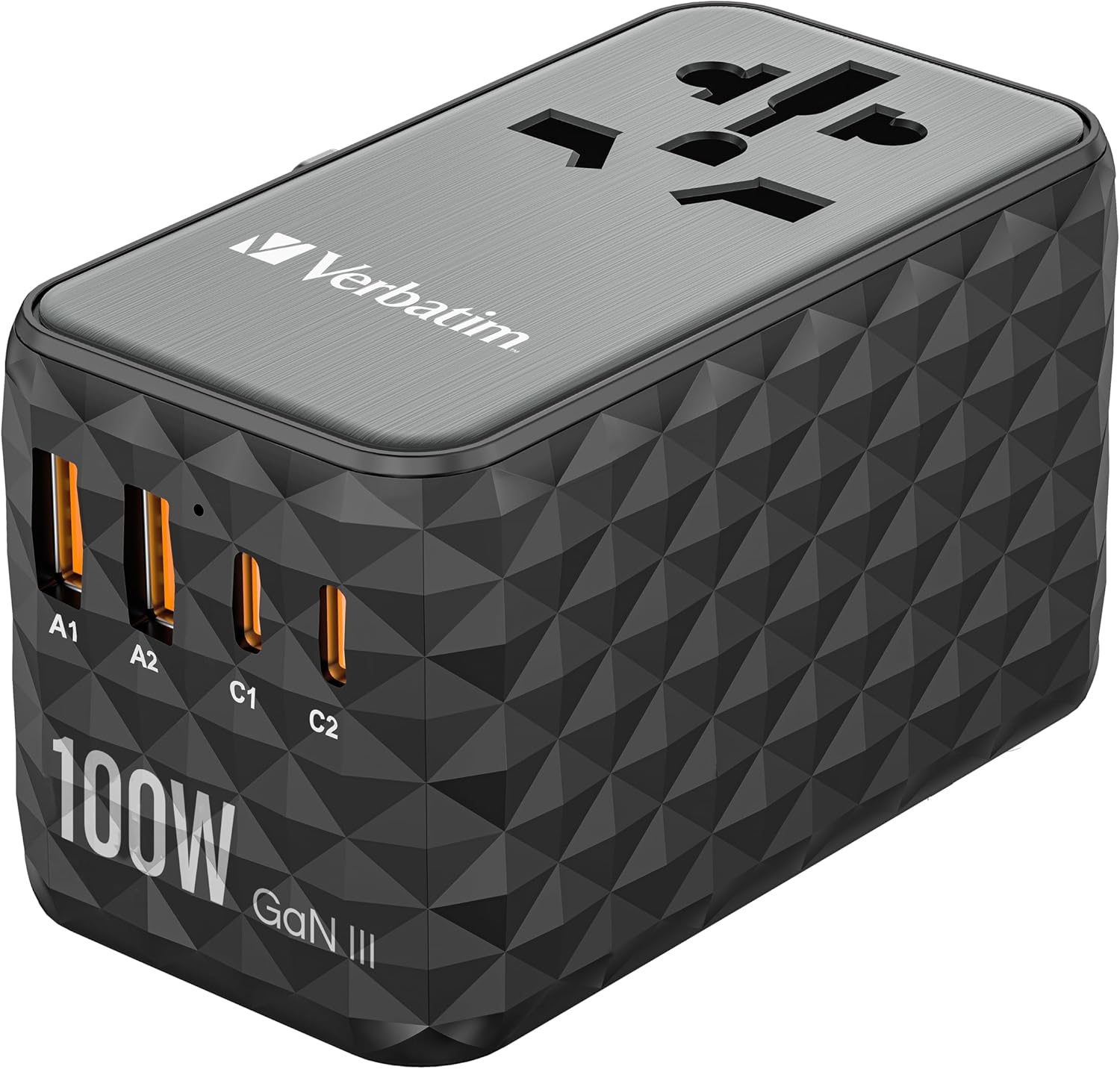 Verbatim - Gan Iii Universal Travel Adapter Uta-06 Pd100W Qc 4+