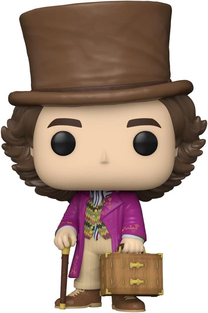 Funko POP! Movies: Wonka - Willy Wonka - Vinyl-Sammelfigur - Geschenkidee - Offizielle Handelswaren - Spielzeug Für Kinder Und Erwachsene - Movies Fans - Modellfigur Für Sammler Und Display