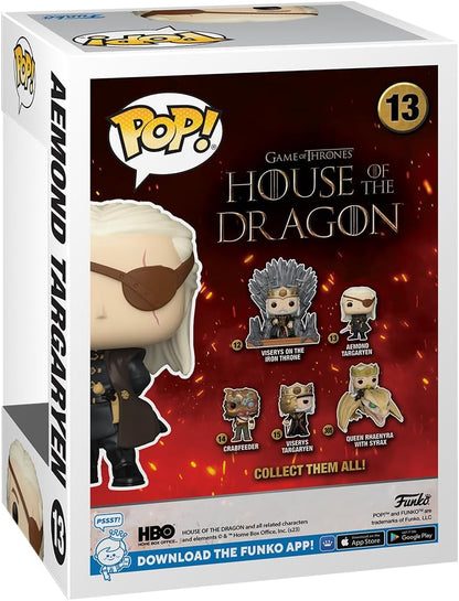 Funko POP! TV: House Of the Dragon - Aemond Targaryen - 1/6 Odds for Rare Chase Variant - Collectable Vinyl Figure - Gift Idea - Official Merchandise - Toys for Kids & Adults - TV Fans