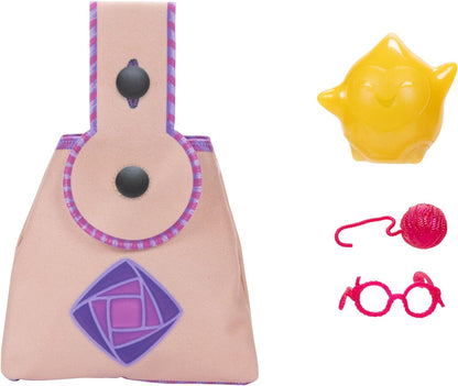 Disney’s Wish Interactive Light Up and Sound Role Play Star with Included Storytelling Accessories with Asha’s Wearable Fashion Satchel Playset Inspired by the Film