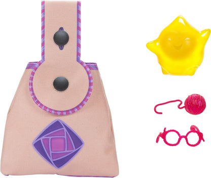 Disney’s Wish Interactive Light Up and Sound Role Play Star with Included Storytelling Accessories with Asha’s Wearable Fashion Satchel Playset Inspired by the Film