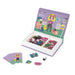 Janod - Magneti'Book for Girls - Magnetic Educational Game, 46 Pieces - Fine Motor Skills and Imagination Learning - From 3 Years, J02718