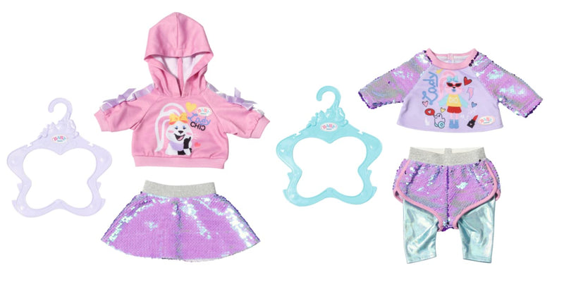 BABY born Fashion 43cm - Easy for Small Hands, Creative Play Promotes Empathy & Social Skills, For Toddlers 3 Years & Up - Includes