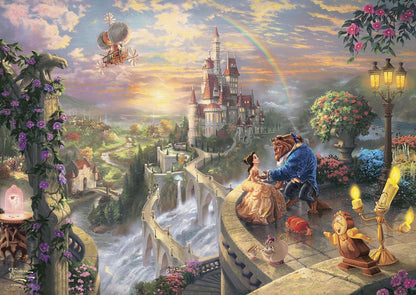 Schmidt- Thomas Kinkade La Bella y la Bestia Rompecabezas, Multicolor, 500 Piezas (59926