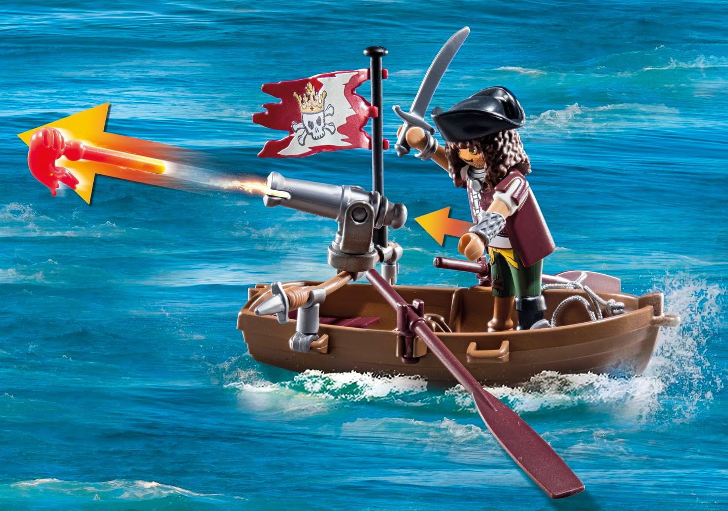 PLAYMOBIL | Pirates | Kampf gegen den Riesenoktopus | Spielzeug für Kinder ab 4 Jahren | 71419