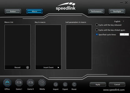 Speedlink TAUROX Gaming Mouse - Gaming mouse with cable, multi-coloured LED lighting, USB connection, 5-button PC mouse wired, two DPI switches up to 7,200 dpi, sheathed cable, black