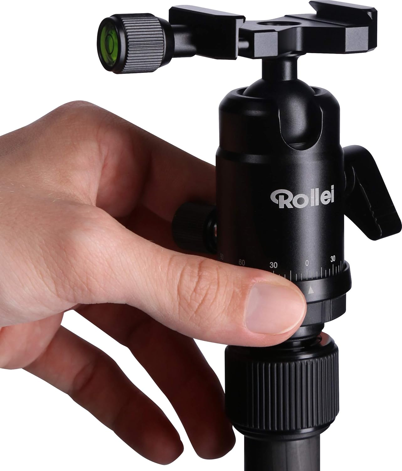 Rollei Compact Traveler No.1 , Carbon , Black , Light Travel Tripod