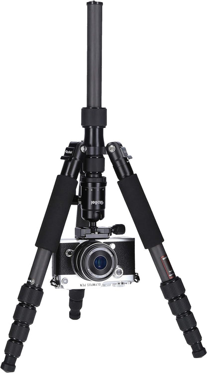 Rollei Compact Traveler No.1 , Carbon , Black , Light Travel Tripod