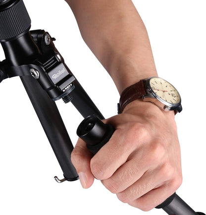 Rollei Compact Traveler No.1 , Carbon , Black , Light Travel Tripod