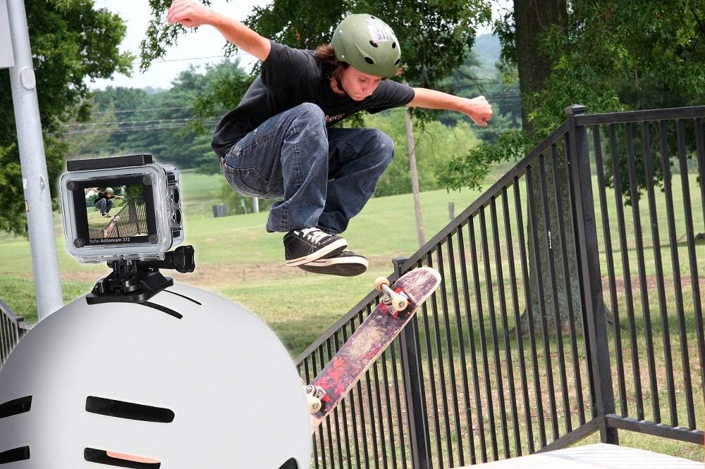 Rollei Actioncam 372 - Action Camcorder with Full HD Video Resolution 1080p/30 fps, Wide-angle lens, waterproof up to 30 m, incl. underwater protective case