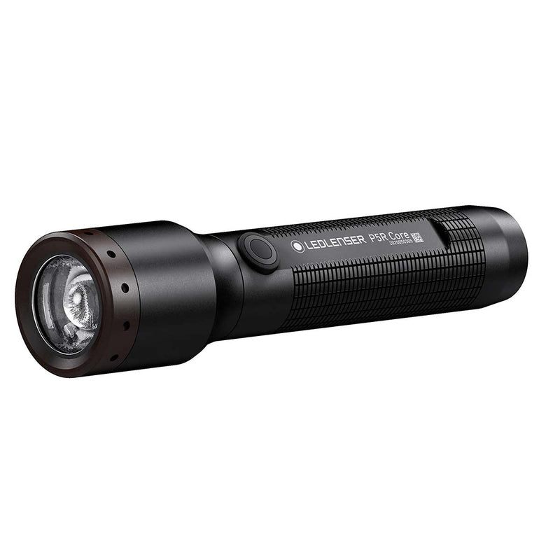 Ledlenser P5R Core - Rechargeable LED Torch, Super Bright 500 Lumens, Powerful Searchlight Torch, Dog Walking Flash Light, Hiking & Camping Equipment, Powerful LED Torch, Up to 25 Hour Running Time