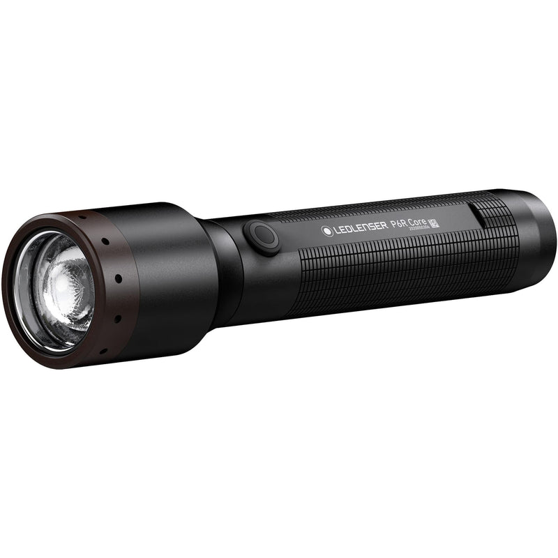 Ledlenser P6R Core - LED Battery Powered Torch, Super Bright 900 Lumens, Water Resistant (IP68) Powerful Searchlight Torch, Dog Walking, Hiking, Camping, Up to 95 Hour Running Time