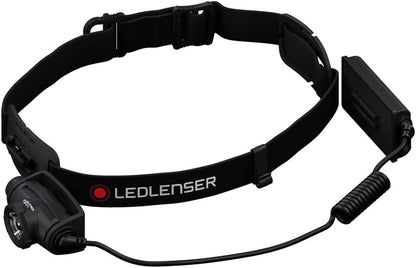 Ledlenser H5R - Rechargeable LED Head Torch, Super Bright 500 Lumens Headlamp, Water Resistant (IP67), Camping, Hiking Equipment, Rechargeable Work Head Torch, Up to 50 Hours Running Time