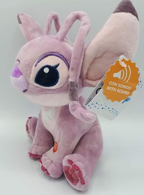 Disney - Sitting Plush w. Sound - Angel (I-DCL-9279-2-FO)
