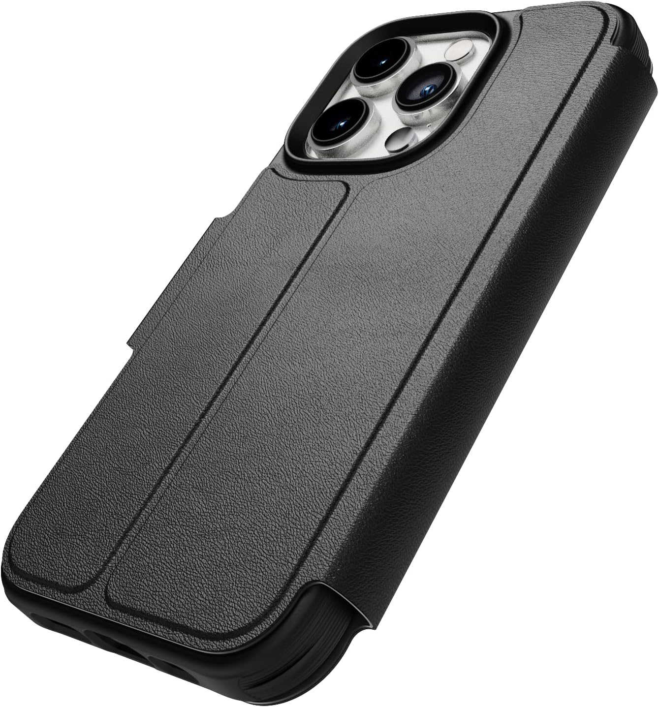 Tech 21 EvoLite Wallet Case for iPhone 14 Pro - 3 card slot wallet, Black