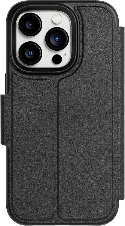 Tech 21 EvoLite Wallet Case for iPhone 14 Pro - 3 card slot wallet, Black