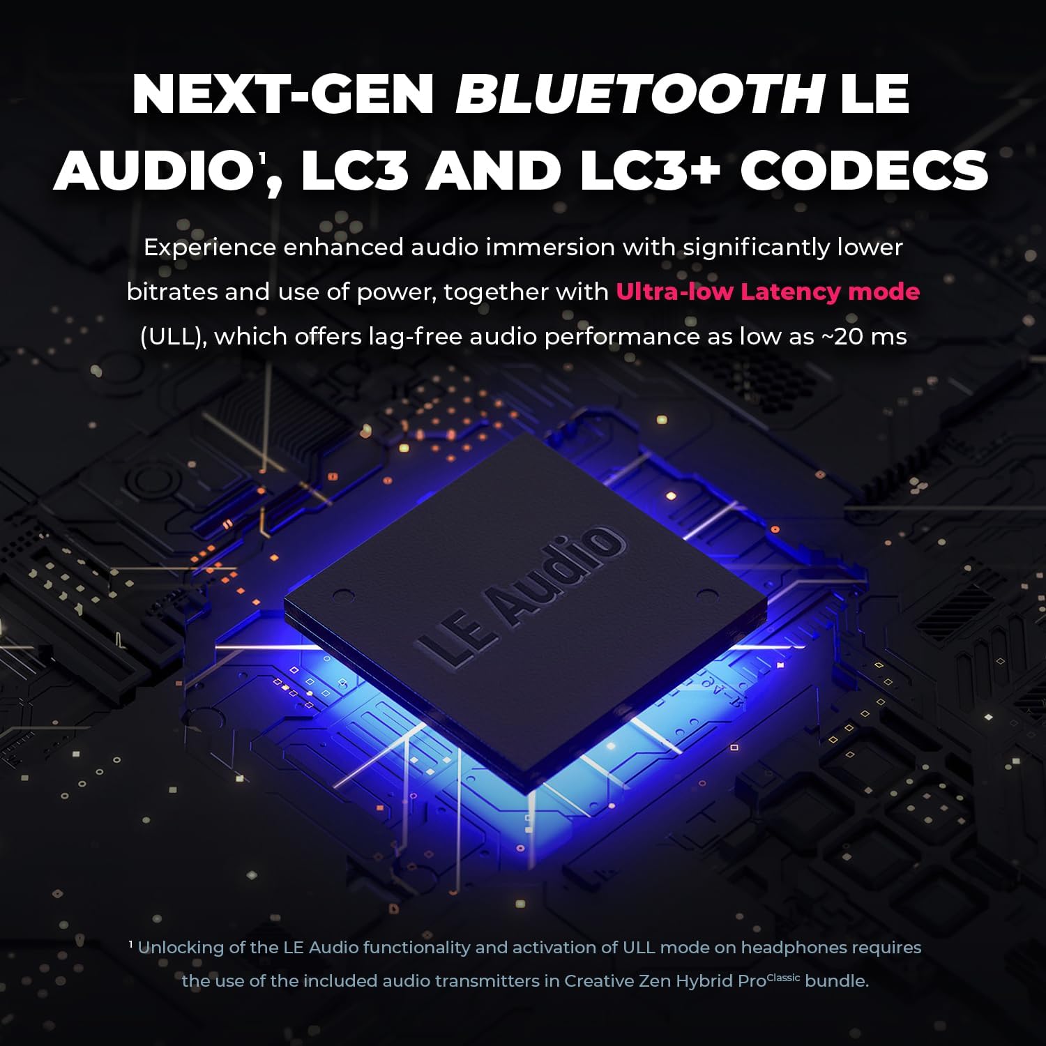 Creative Labs Zen Hybrid Pro (schwarz, ANC, Bluetooth, USB-C