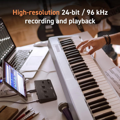 CREATIVE Live! Audio A3 USB Audio Interface with High Resolution Recording and Playback up to 24 Bit 96 kHz with Latency-Free Direct Monitoring