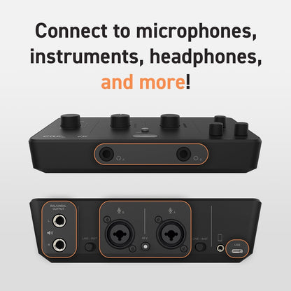 CREATIVE Live! Audio A3 USB Audio Interface with High Resolution Recording and Playback up to 24 Bit 96 kHz with Latency-Free Direct Monitoring