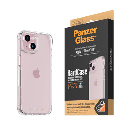 PanzerGlass HardCase with D3O iPhone 2023 6.1 coque de protection pour téléphones portables Housse Transparent