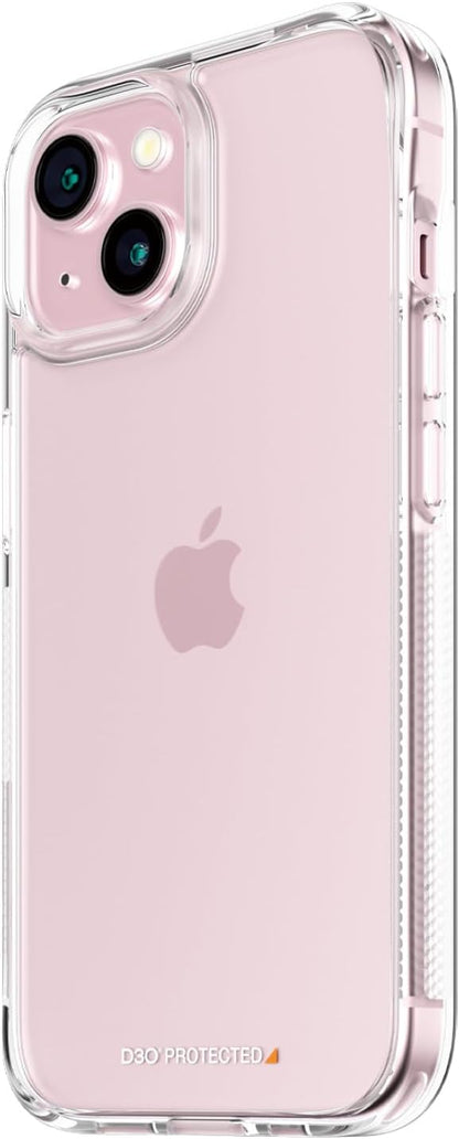 PanzerGlass HardCase with D3O iPhone 2023 6.1 coque de protection pour téléphones portables Housse Transparent