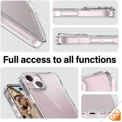 PanzerGlass HardCase with D3O iPhone 2023 6.1 coque de protection pour téléphones portables Housse Transparent