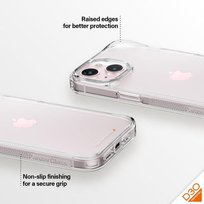 PanzerGlass HardCase with D3O iPhone 2023 6.1 coque de protection pour téléphones portables Housse Transparent