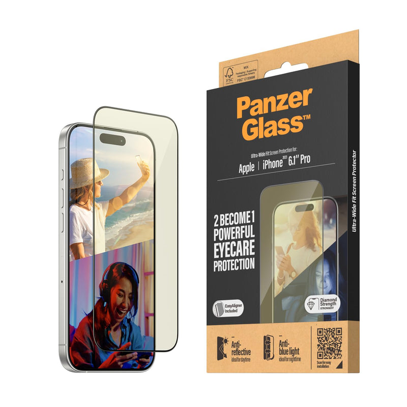 PanzerGlass UWF Anti Reflective & Bluelight Protection d'écran transparent Apple 1 pièce(s