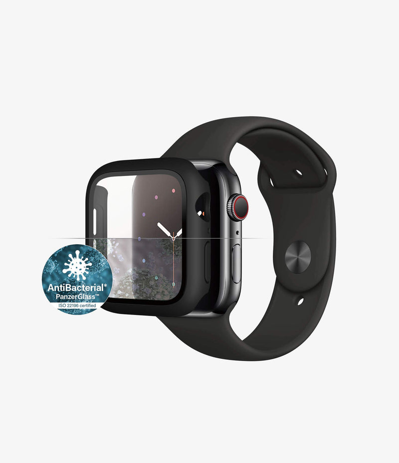 PanzerGlass™ Full Body Screen Protector for Apple Watch 4/5/6/SE 44 mm, Black