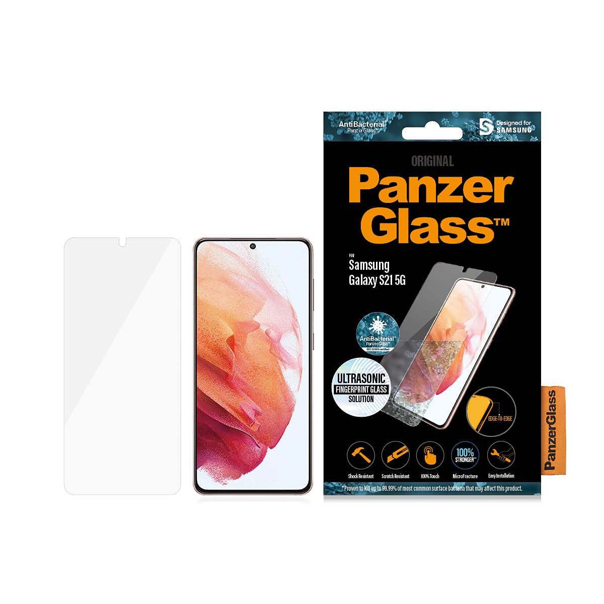 Panzerglass - Samsung Galaxy S21 5G - Skµrmbeskyttelse