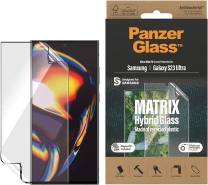 PanzerGlass Matrix Displayschutz für Samsung Galaxy S23 Ultra