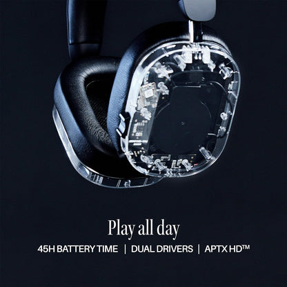 Defunc Mondo by Over-Ear kabellose Kopfhörer mit optionalem Kabel, 45 Stunden aktive Spielzeit, Bluetooth, Dual-ENC-Mikrofone und Treiber