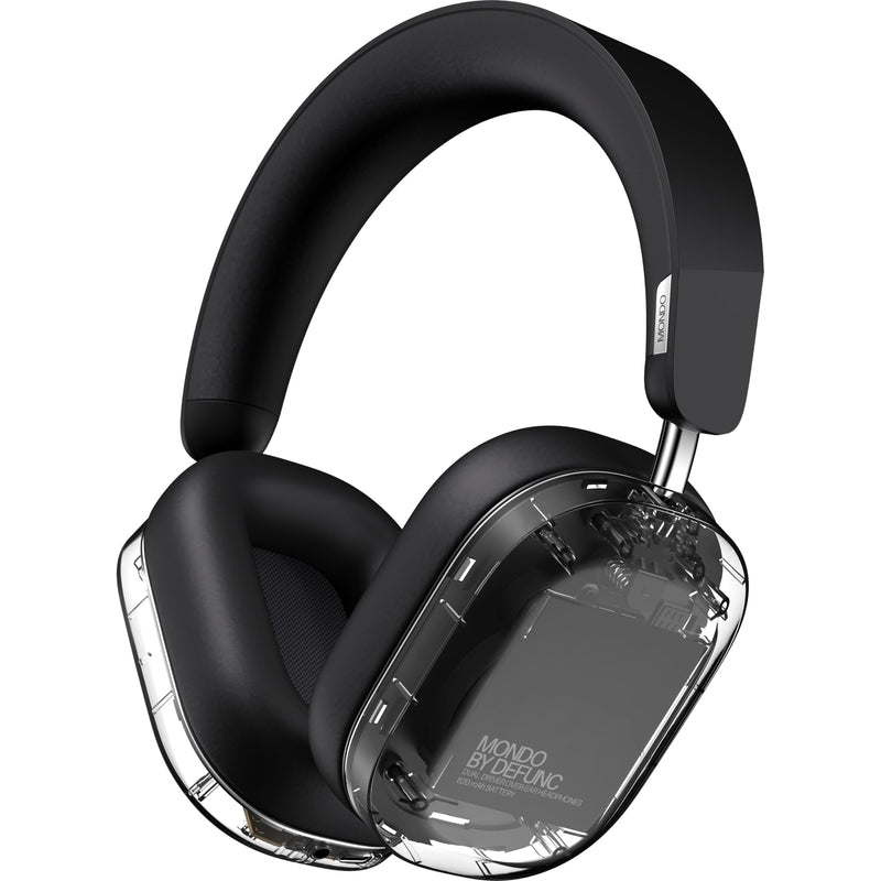 Defunc Mondo by Over-Ear kabellose Kopfhörer mit optionalem Kabel, 45 Stunden aktive Spielzeit, Bluetooth, Dual-ENC-Mikrofone und Treiber