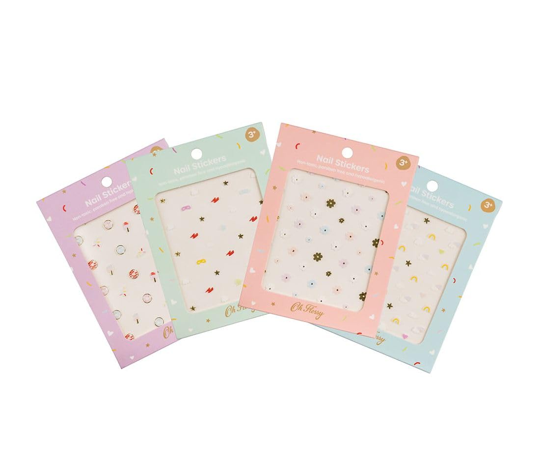 Oh Flossy - Nail Stickers 4-pack - FL030353