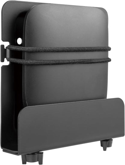 AISENS - MPC02-155 - Universal Wall Mount for Mini Pc, Router, Black