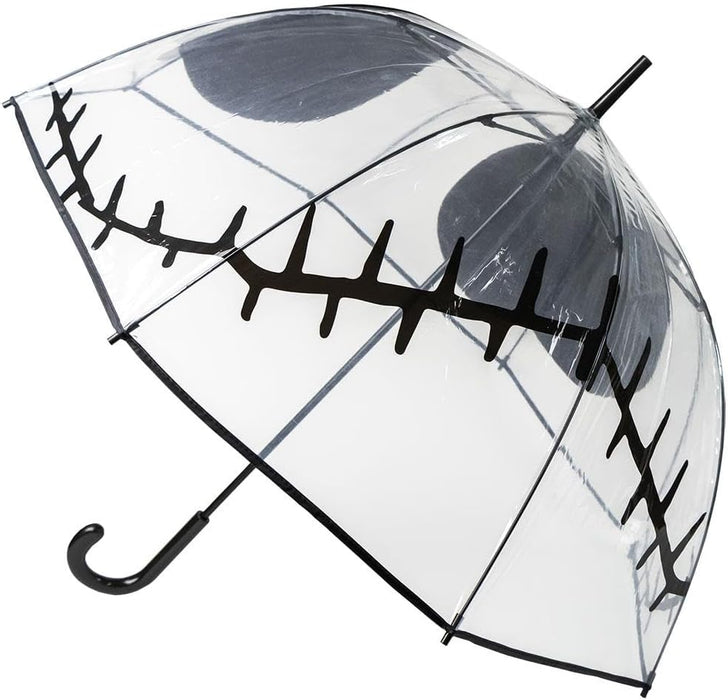 CERDÁ LIFE'S LITTLE MOMENTS Nightmare Pre-Christmas Regenschirm für Erwachsene – Schwarz und Weiß – Manuelles Öffnen – Jack Skellington – Originalprodukt, entworfen in Spanien, Schwarz/Weiß