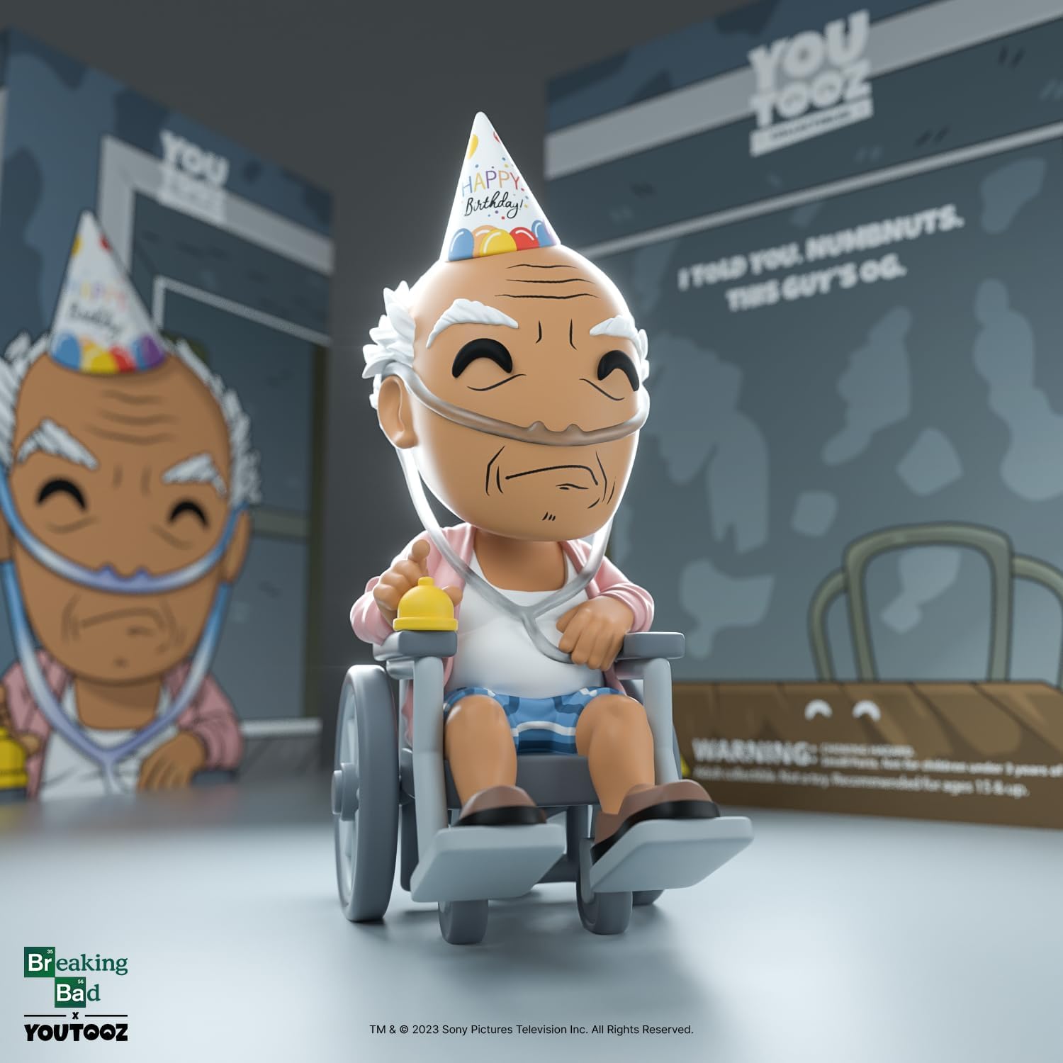 You Tooz Hector Salamanca - Figura in vinile da 12,7 cm, con licenza ufficiale Hector Salamanca, collezione Youtooz Breaking Bad