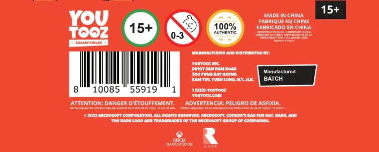 Youtooz Soldier Conker 3.9" Vinyl Figure, Official Licensed Collectible from Conkers Bad Fur Day Video Game, by Youtooz Conkers Bad Fur Day Collection Modern